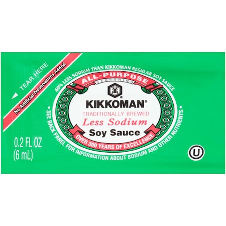 6mL Less Sodium Preservative-Free Soy Pkts, PK500